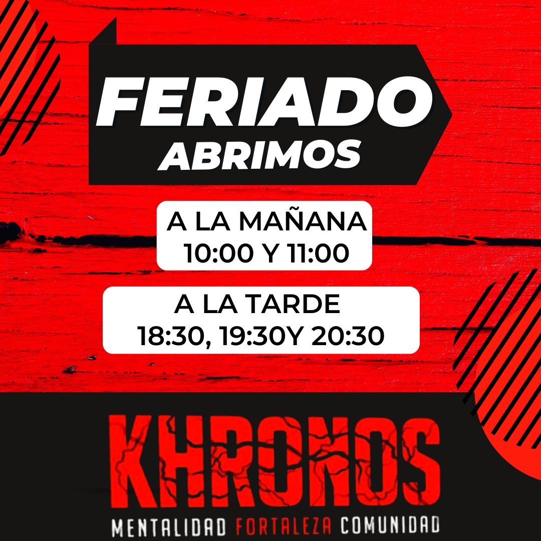 Feriado 21/11/22 ¡Abrimos!